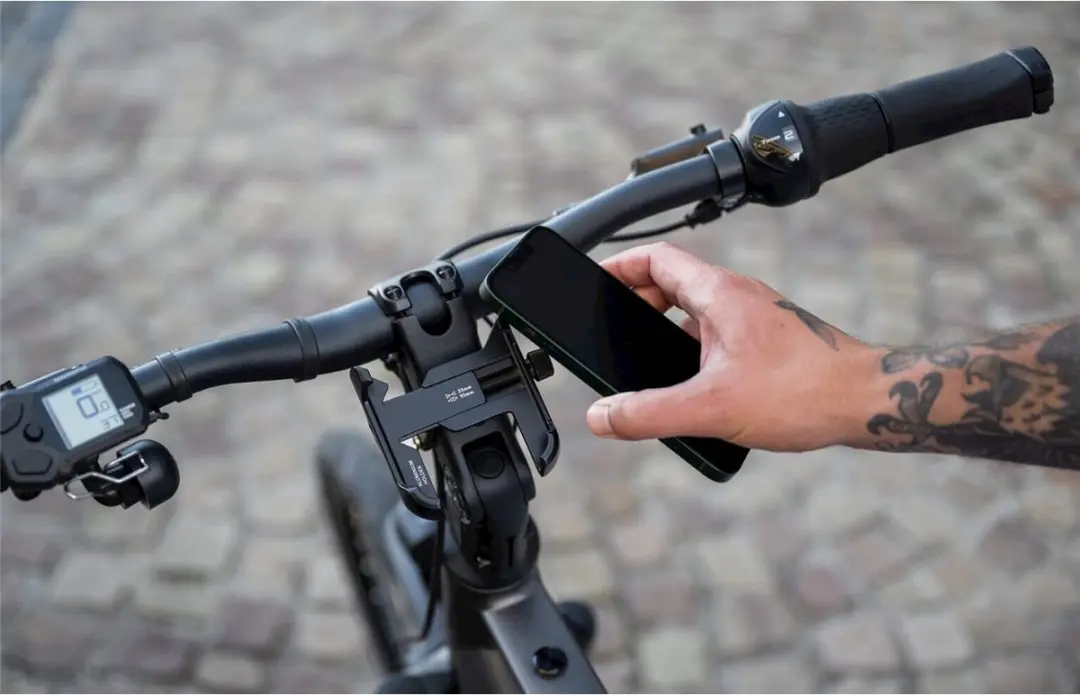 Cortina Telefoonhouder Stuurpen - Zwart