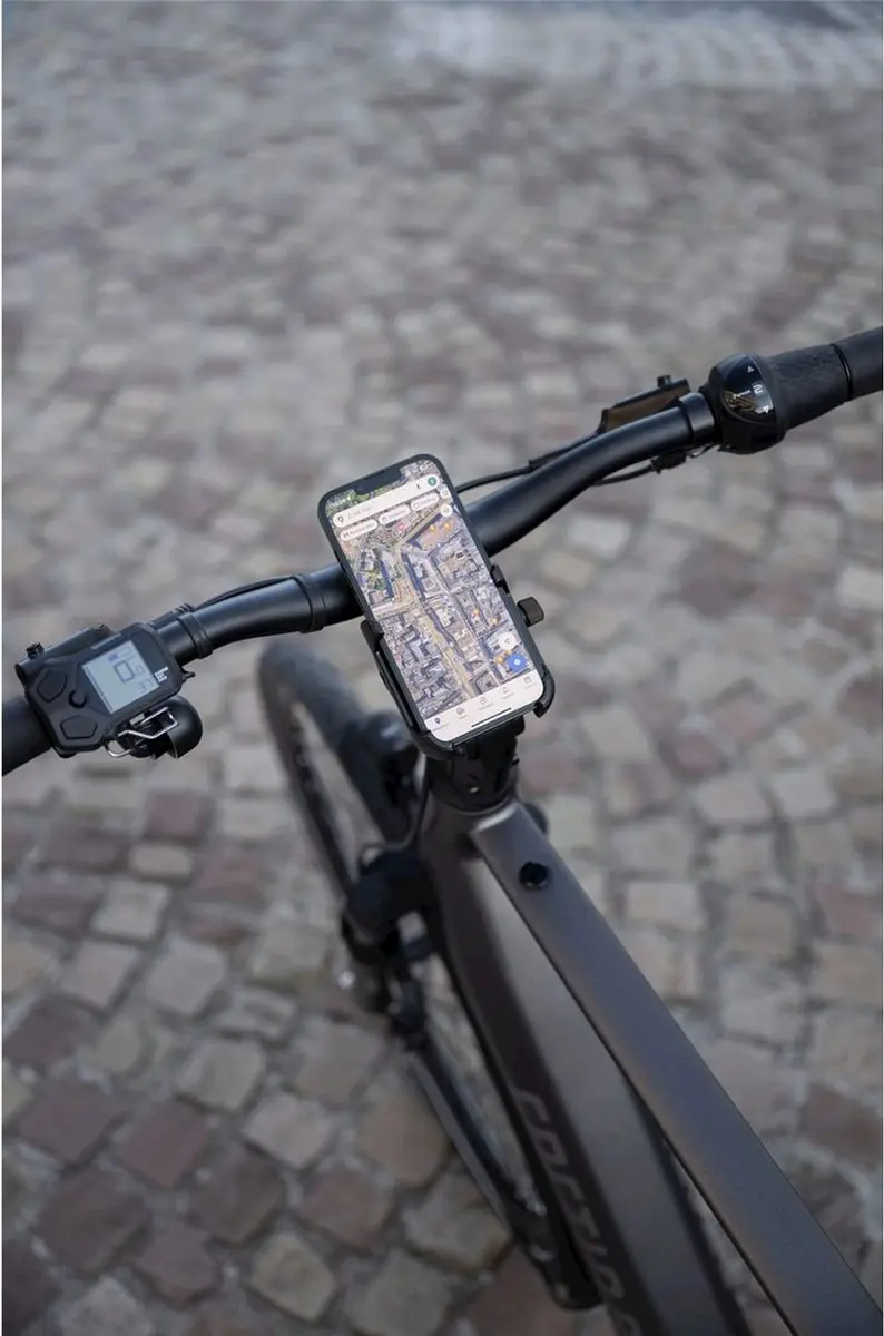 Cortina Telefoonhouder Stuurpen - Zwart