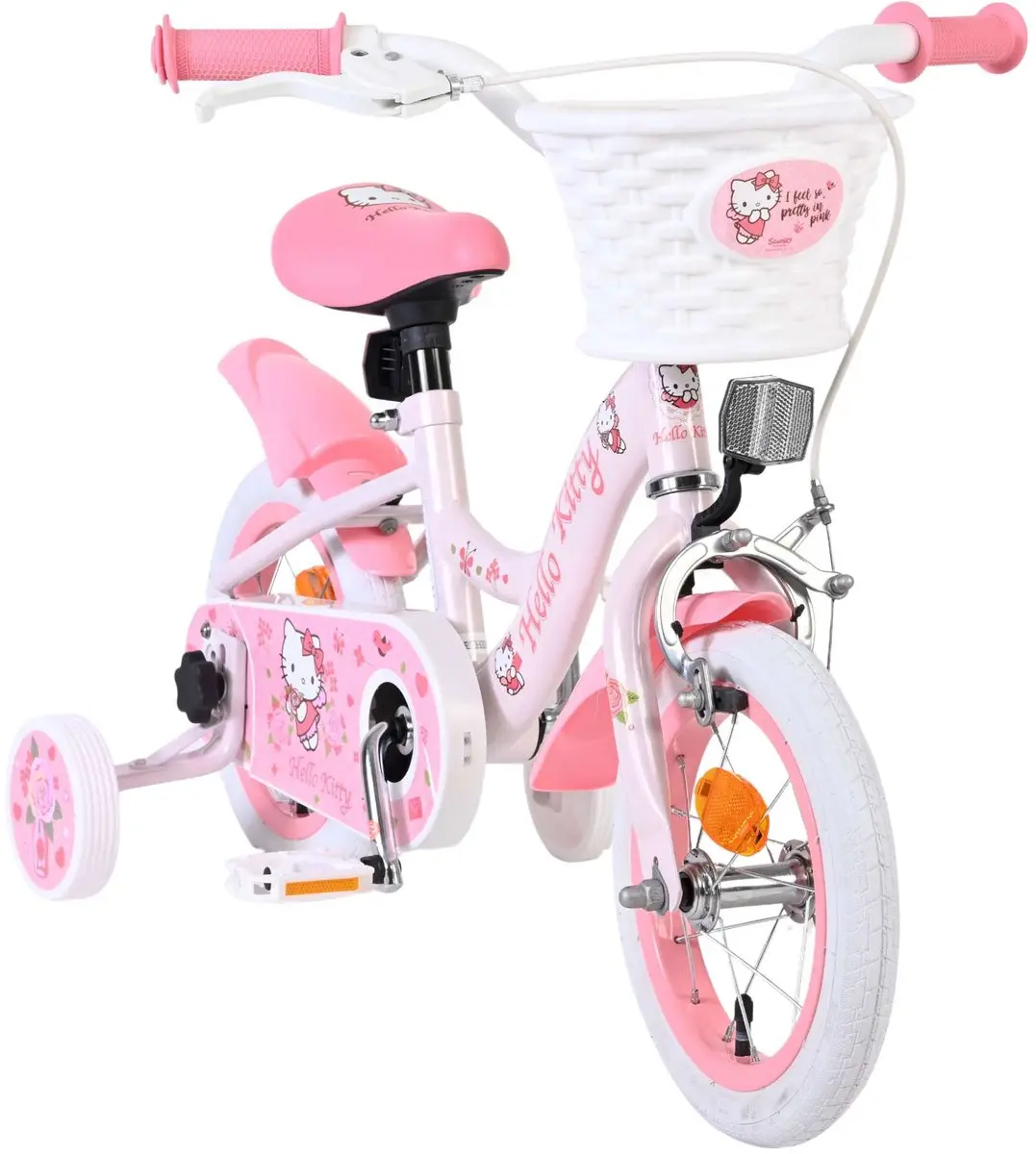 Volare Hello Kitty Kinderfiets 12 inch - Roze