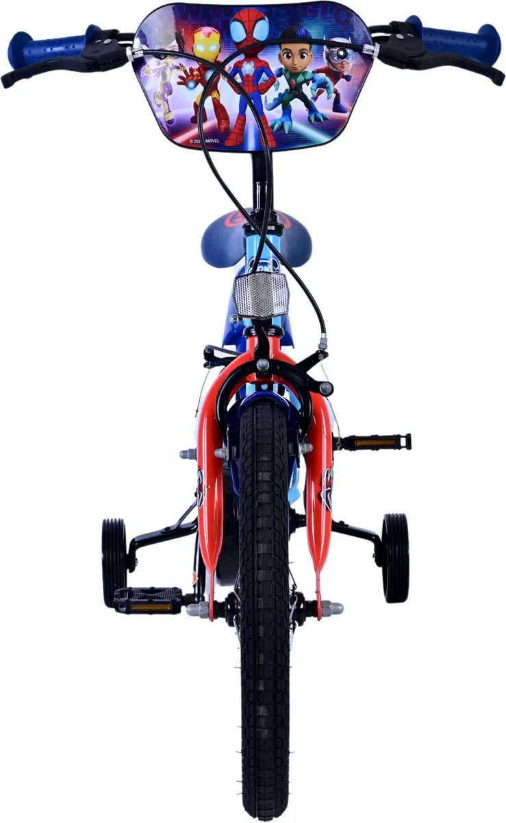 Volare Spidey Kinderfiets 16 inch - Blauw - Twee handremmen - afbeelding 6 van 6