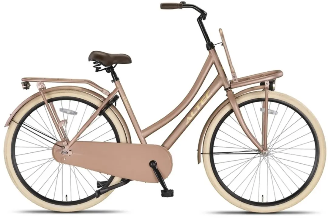 Altec Classic Dames Transportfiets 28" - 1 Versnelling - Zalmroze