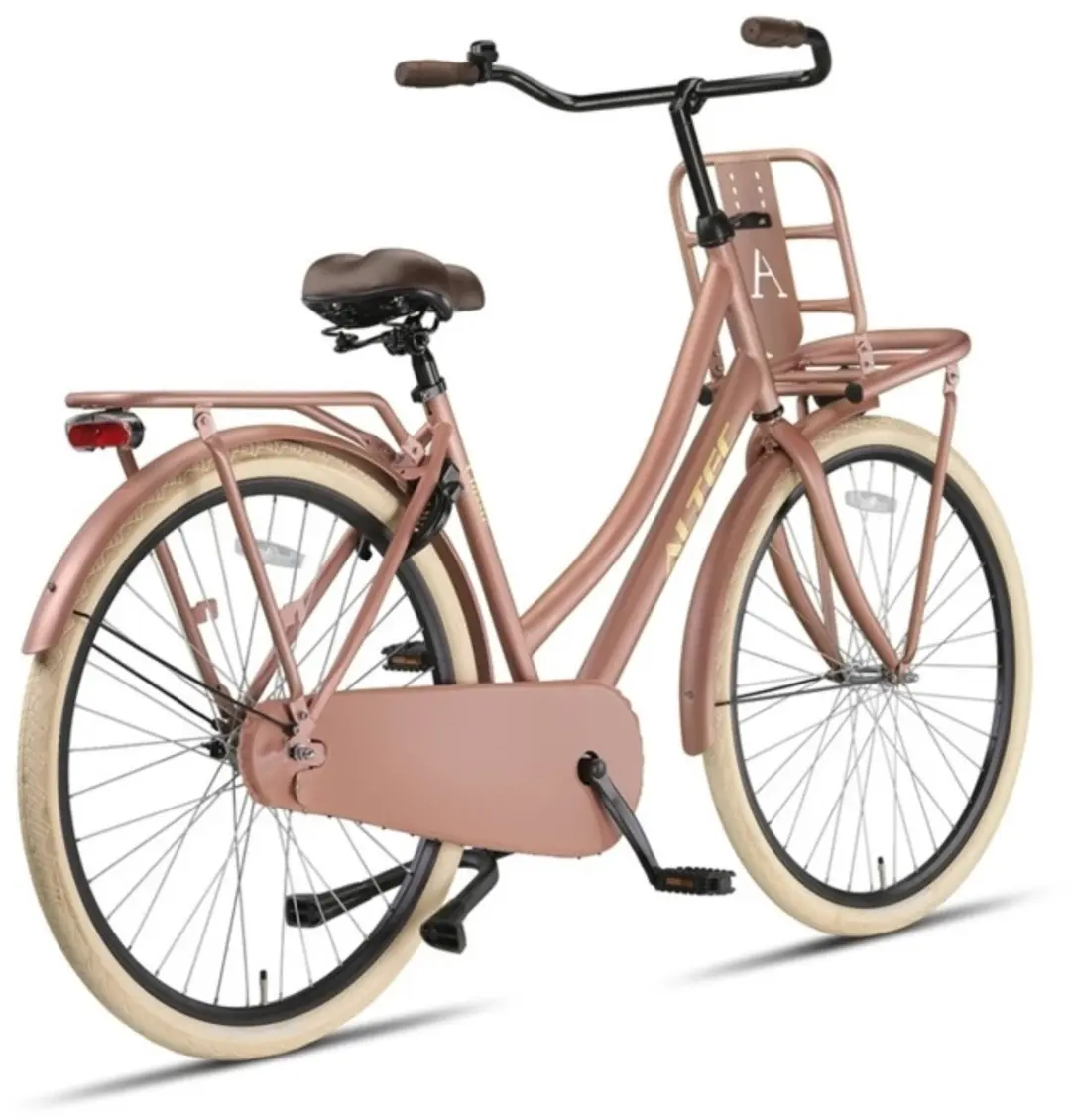Altec Classic Dames Transportfiets 28" - 1 Versnelling - Zalmroze