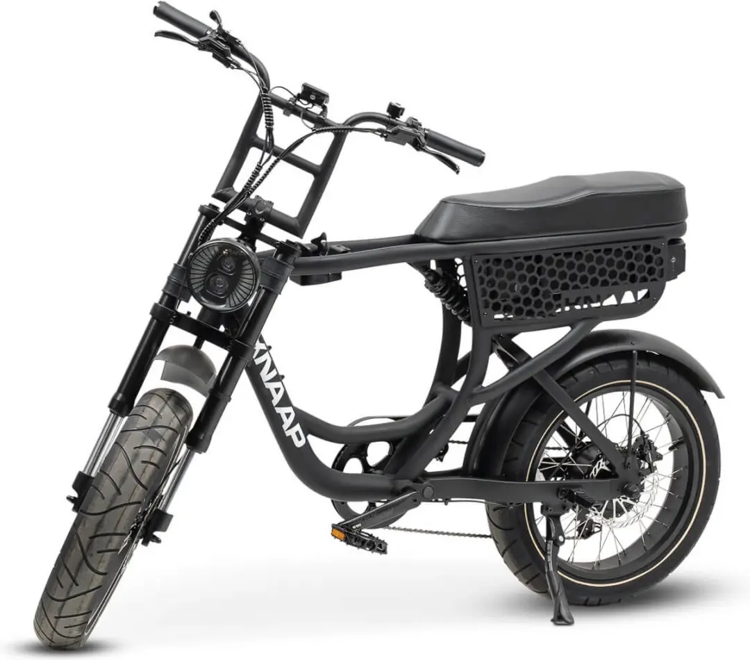 KNAAP BCN Black Track & Trace GPS Elektrische Fatbike 250W