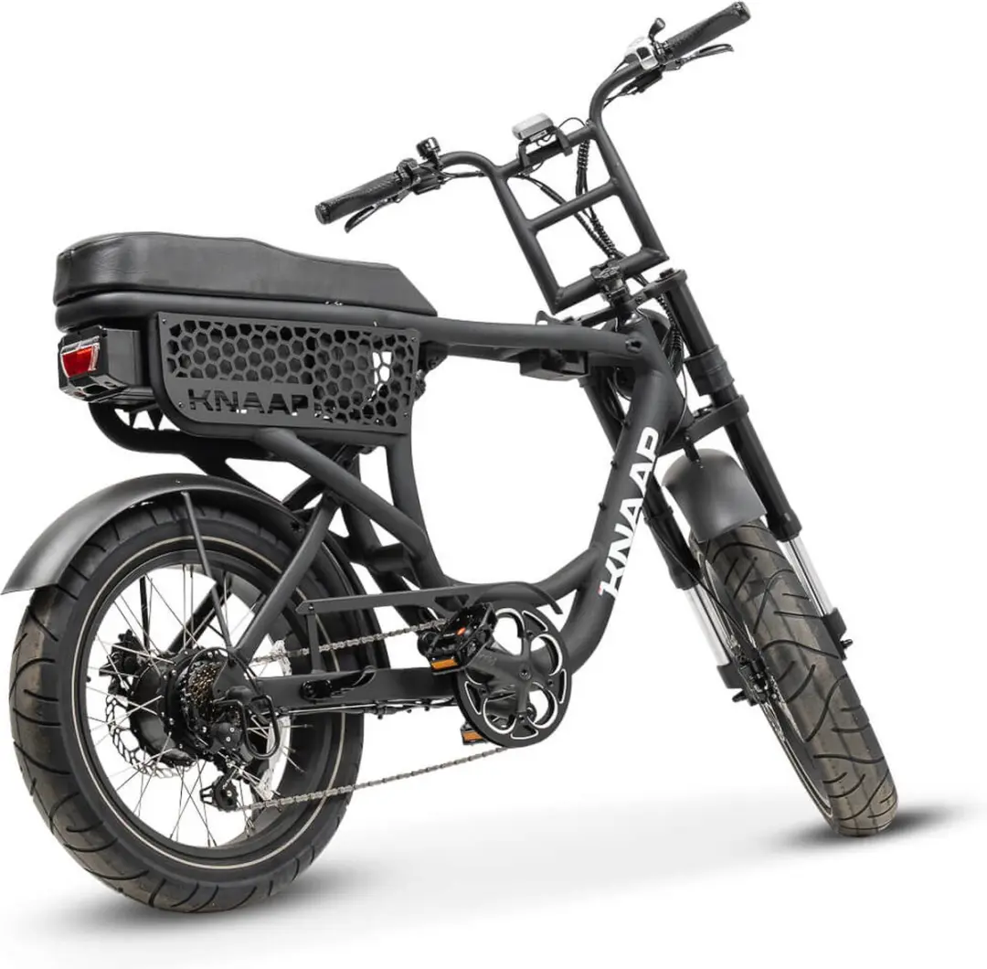 KNAAP BCN Black Track & Trace GPS Elektrische Fatbike 250W - 960Wh - 20" - 7 Versnellingen