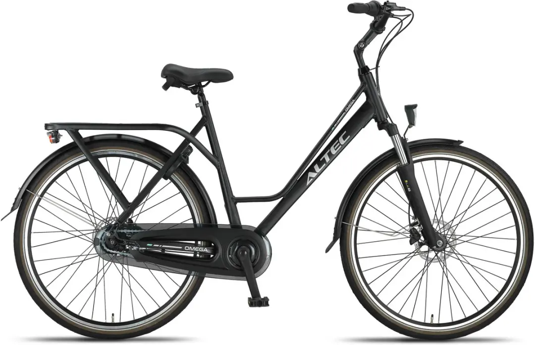 Altec Damesfiets Omega 28" 55cm - 7 Versnellingen - Matzwart