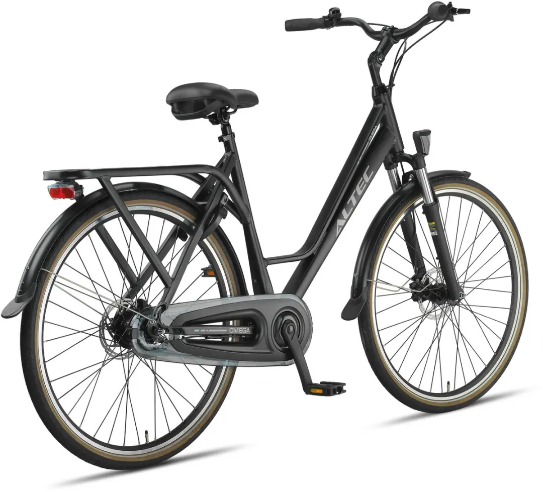 Altec Damesfiets Omega 28" 55cm - 7 Versnellingen - Matzwart