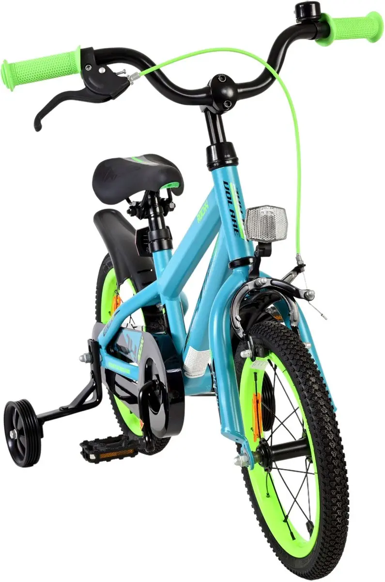 Volare Rocky Kinderfiets 14" - 1 Versnelling - Groen