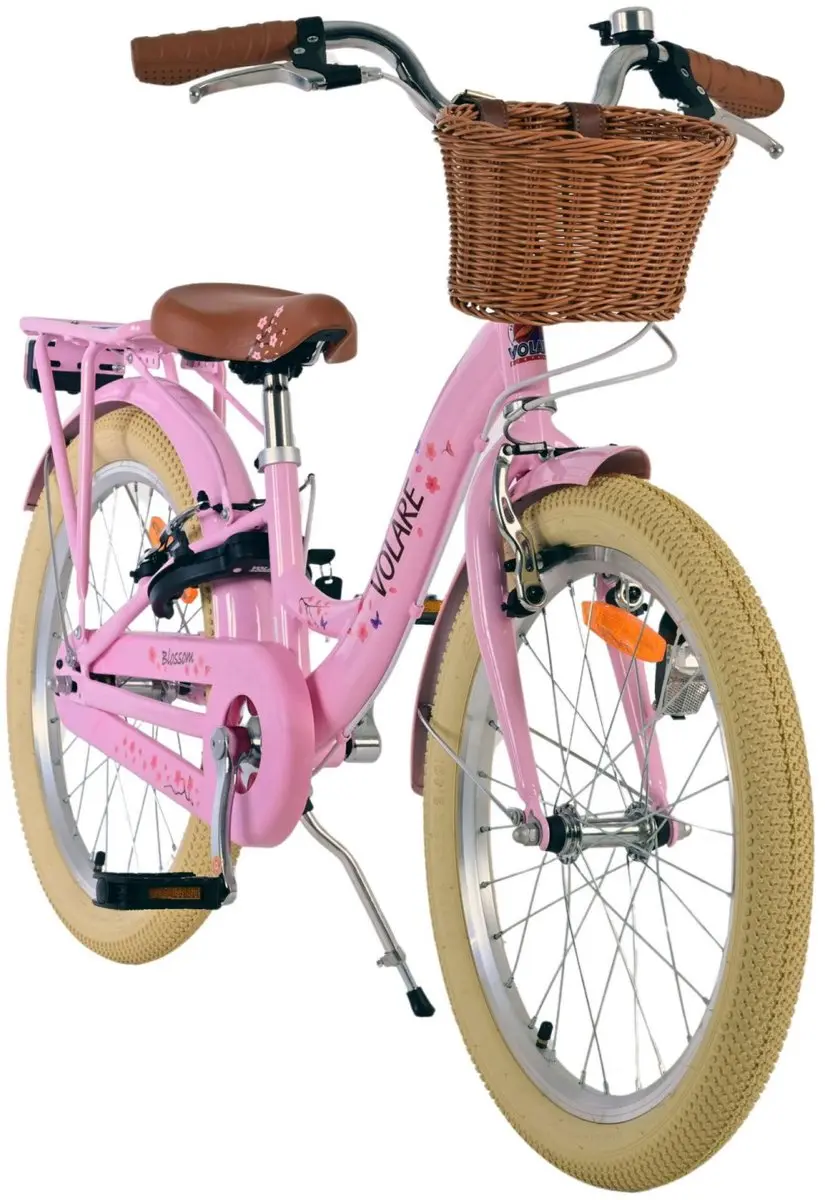 Volare Blossom Kinderfiets 20" - Roze - 1 Versnelling