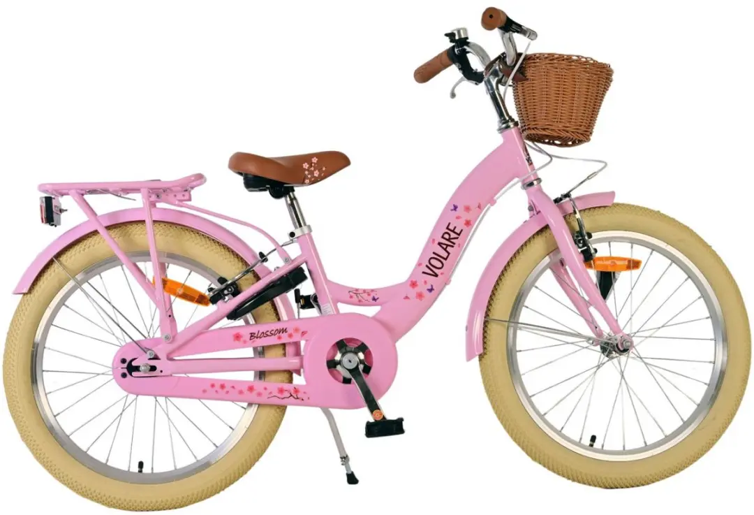 Volare Blossom Kinderfiets 20" - Roze - 1 Versnelling