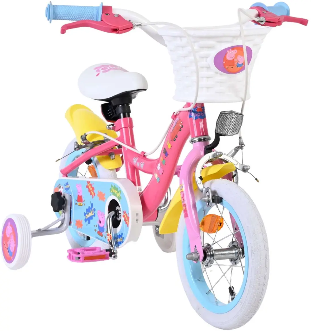 Volare Peppa Pig Kinderfiets 12 inch - Roze - 1 Versnelling