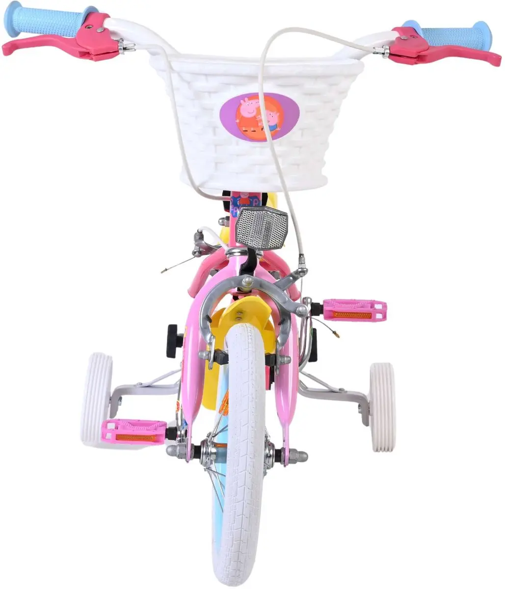 Volare Peppa Pig Kinderfiets 12 inch - Roze - 1 Versnelling
