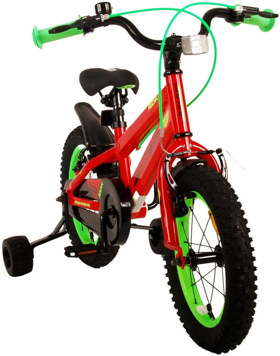 Volare Rocky Kinderfiets 12" - Rood - 1 Versnelling