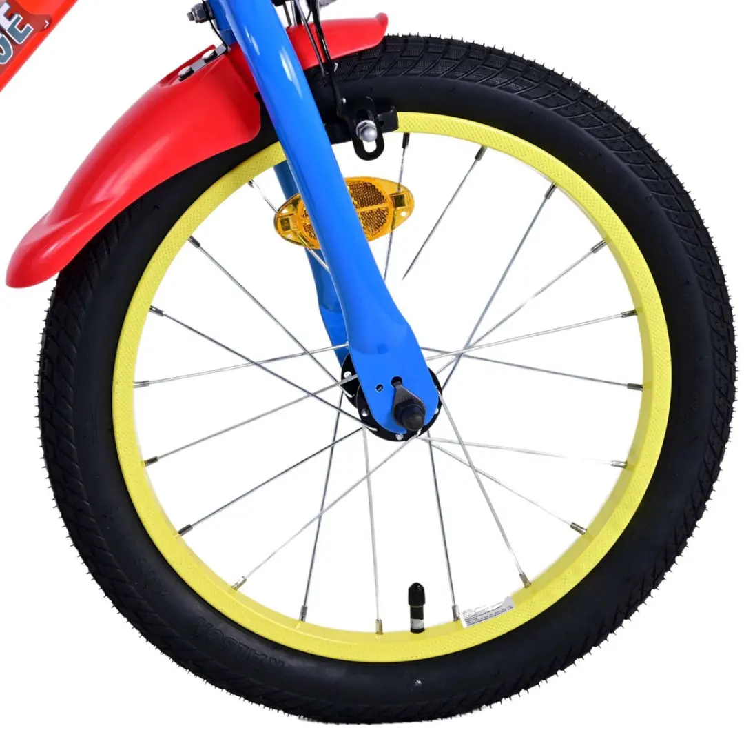 Volare Paw Patrol Kinderfiets 16 inch - Rood - Twee handremmen - afbeelding 6 van 6