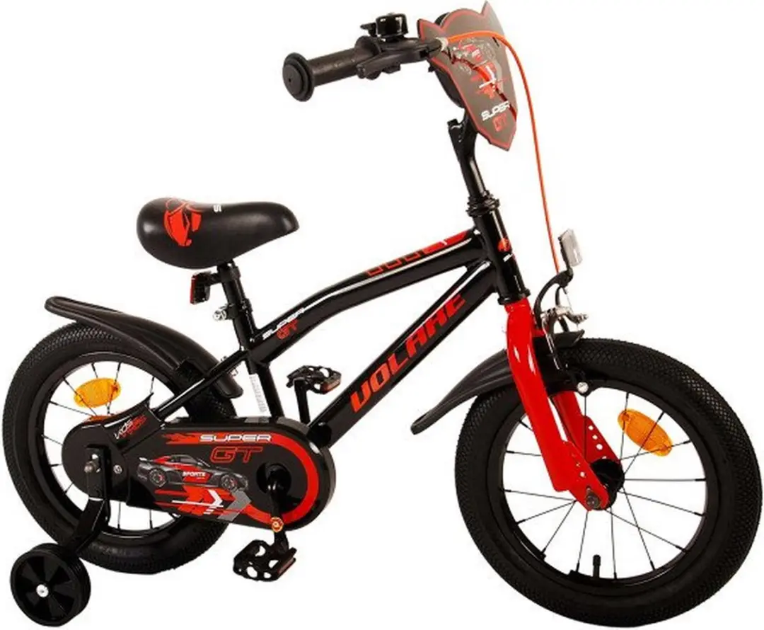 Volare Super GT Kinderfiets 14 inch - Jongens - Rood