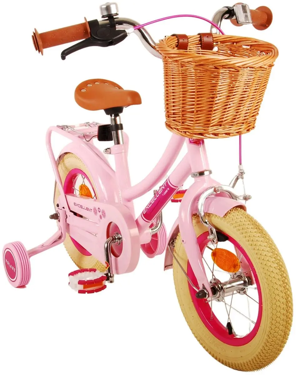 Volare Excellent Kinderfiets 12" - Meisjes - Roze