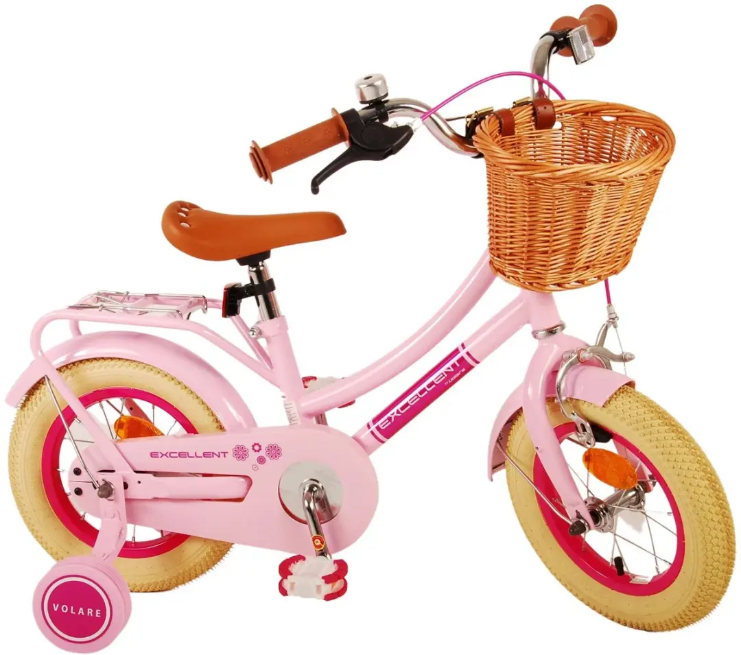 Volare Excellent Kinderfiets 12" - Meisjes - Roze