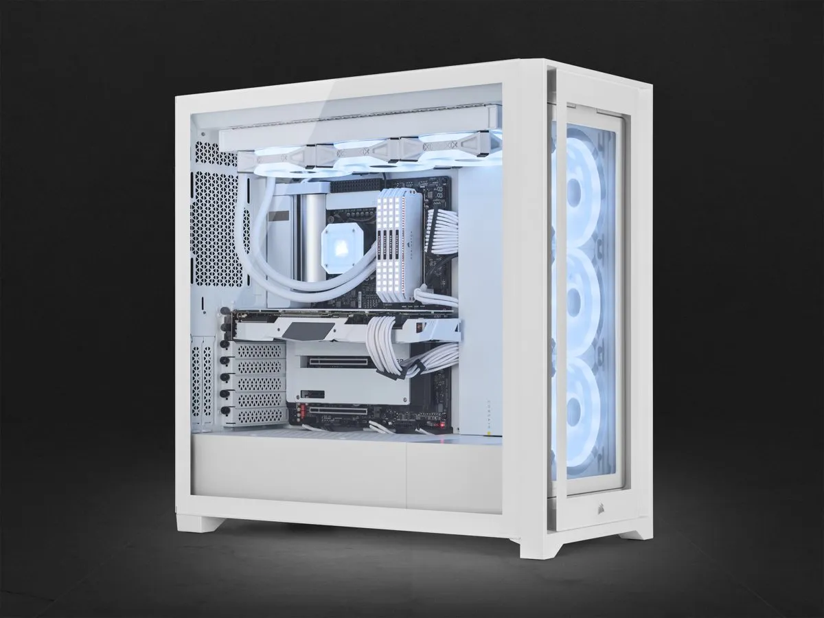 Corsair 5000X RGB QL Edition ATX Behuizing - Wit