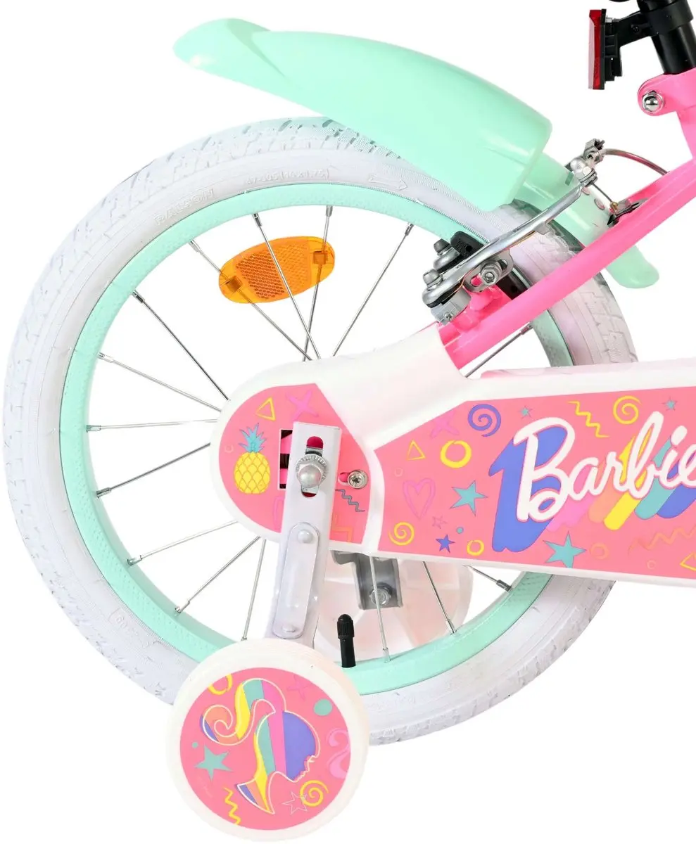 Volare Barbie Kinderfiets 16 inch - Roze - 1 Versnelling
