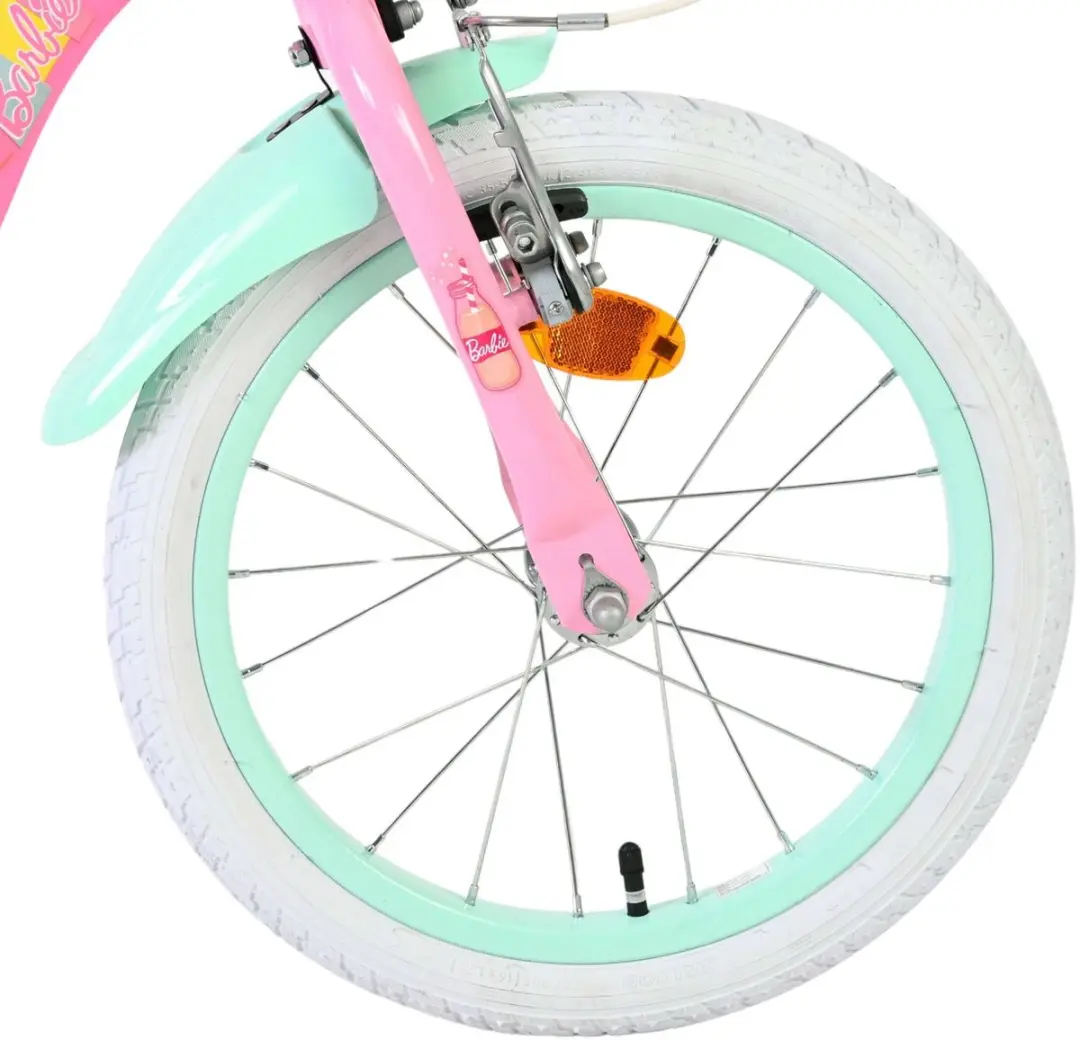 Volare Barbie Kinderfiets 16 inch - Roze - 1 Versnelling - afbeelding 6 van 6
