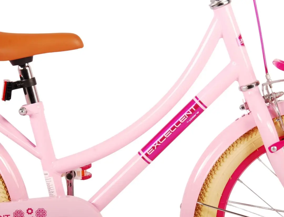 Volare Excellent Kinderfiets 18" - Meisjes - Lichtroze - 95% afgemonteerd - afbeelding 6 van 6