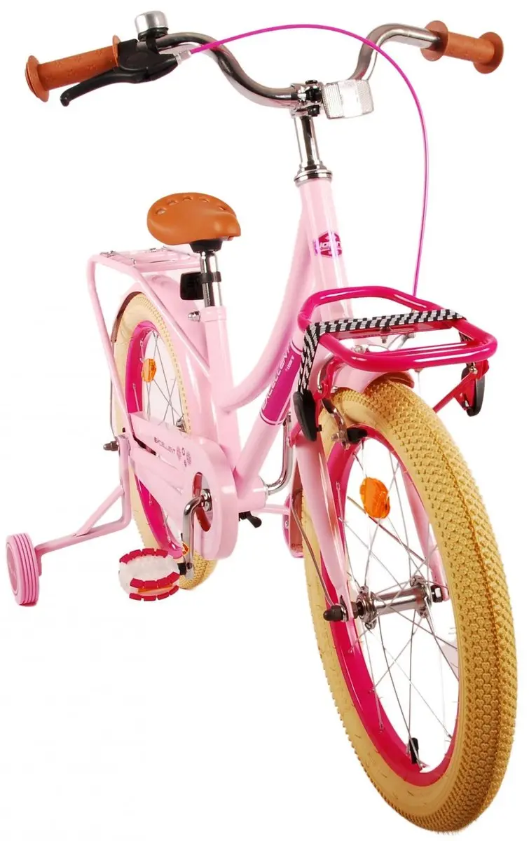 Volare Excellent Kinderfiets 18" - Meisjes - Lichtroze - 95% afgemonteerd