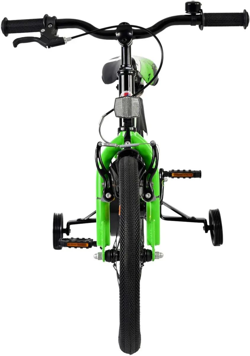 Volare Sportivo Kinderfiets 16" - 1 Versnelling - Groen/Zwart