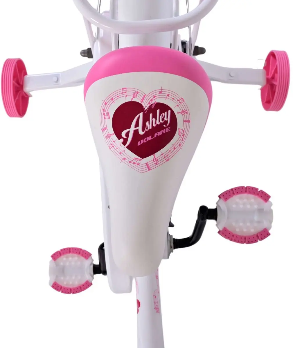 Volare Ashley Kinderfiets 18 inch - Meisjes - 1 Versnelling - Wit