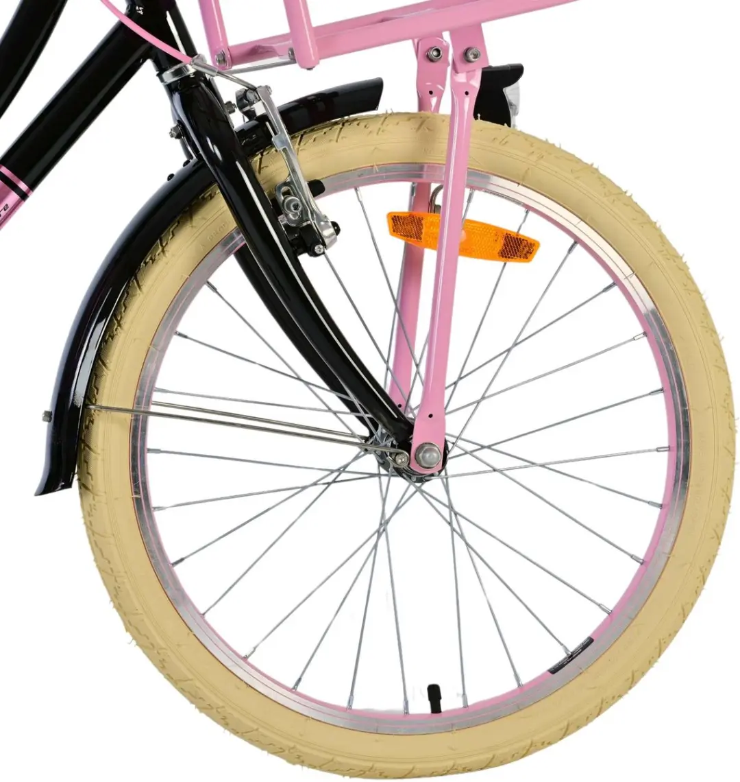 Volare Excellent Kinderfiets 20" - Meisjes - 1 Versnelling - Zwart
