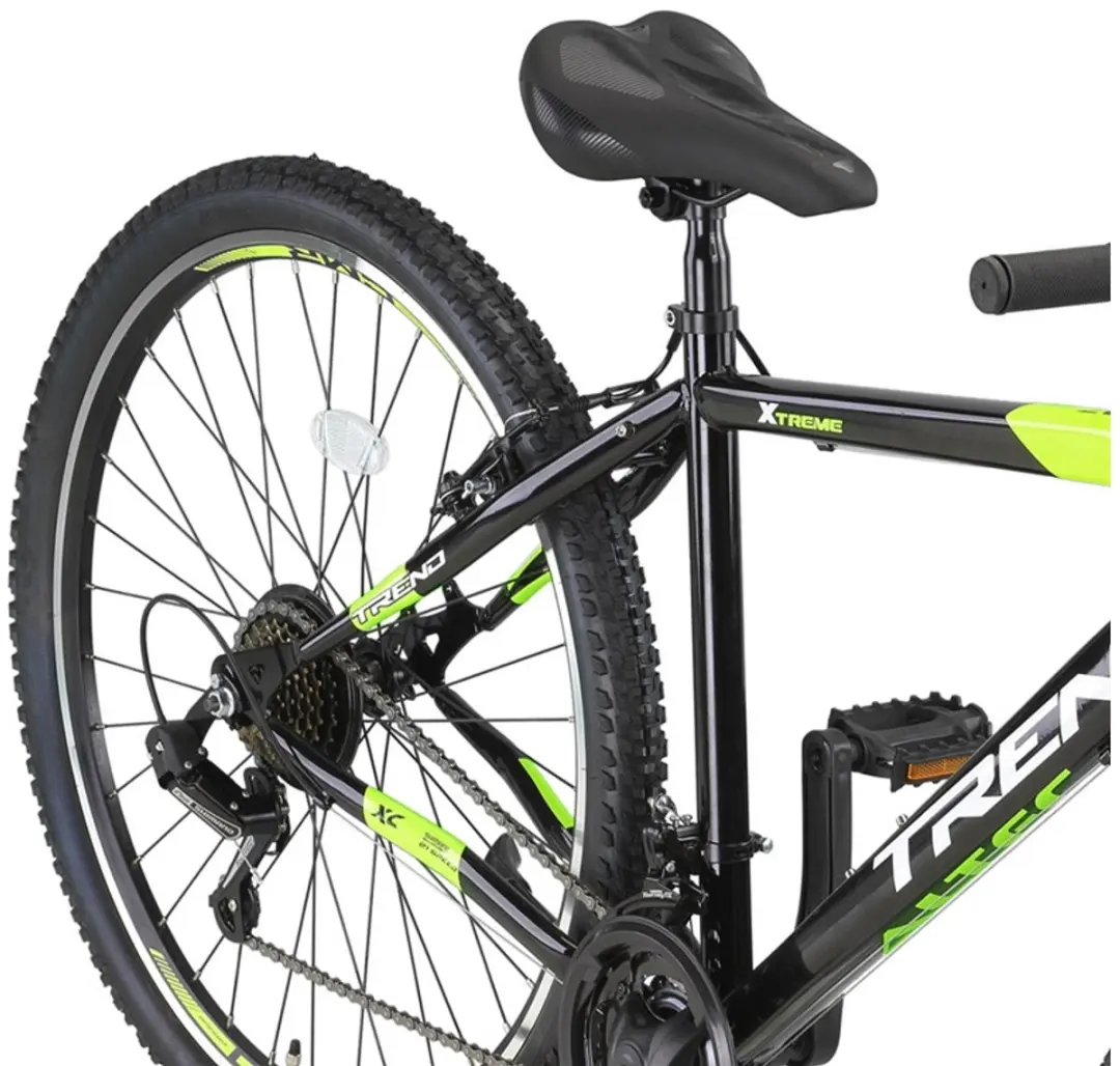 Altec Hardtail Trend MTB 27.5 46cm Junior - 21V - Zwart/Lime