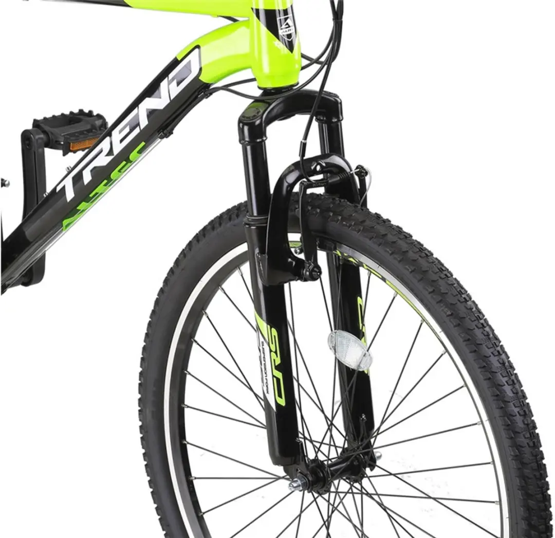 Altec Hardtail Trend MTB 27.5 46cm Junior - 21V - Zwart/Lime