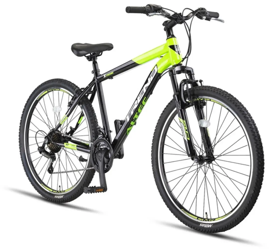 Altec Hardtail Trend MTB 27.5 46cm Junior - 21V - Zwart/Lime