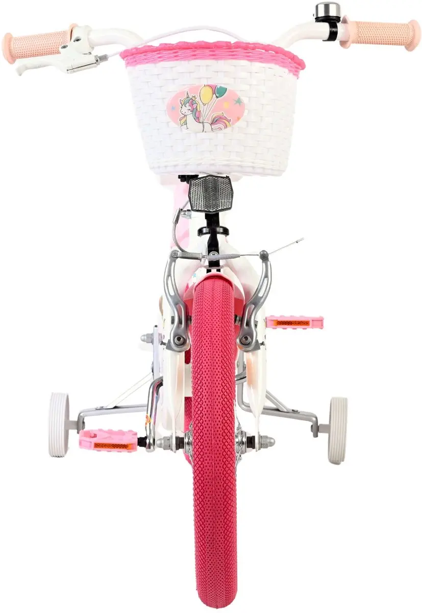 Volare Unicorn Kinderfiets 16 inch - Meisjes - Wit