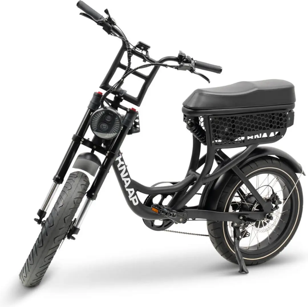 KNAAP LON Black Elektrische Fatbike 20" - 7 Versnellingen - 960Wh