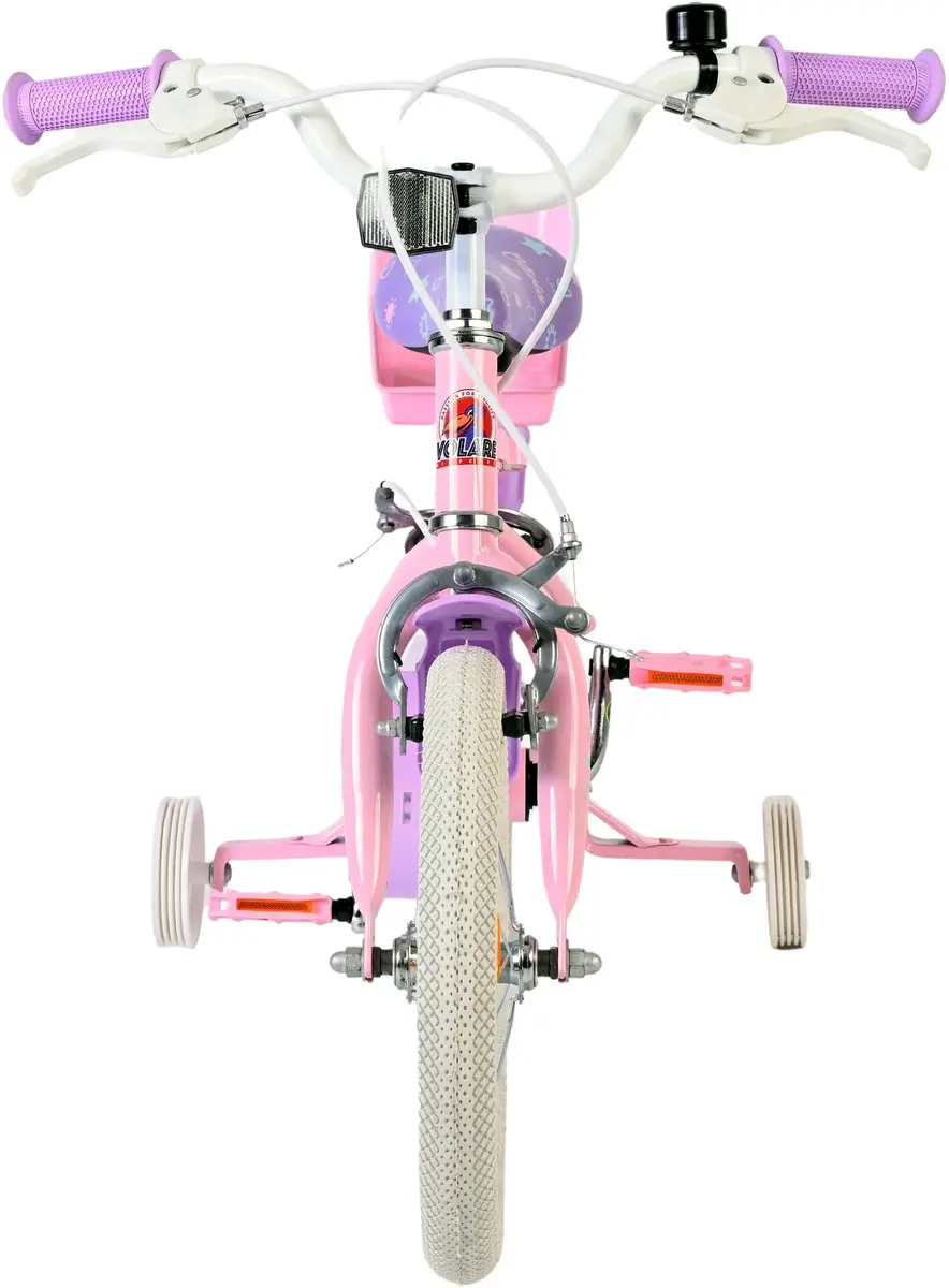 Volare Olivia Kinderfiets 14" - Roze - 1 Versnelling