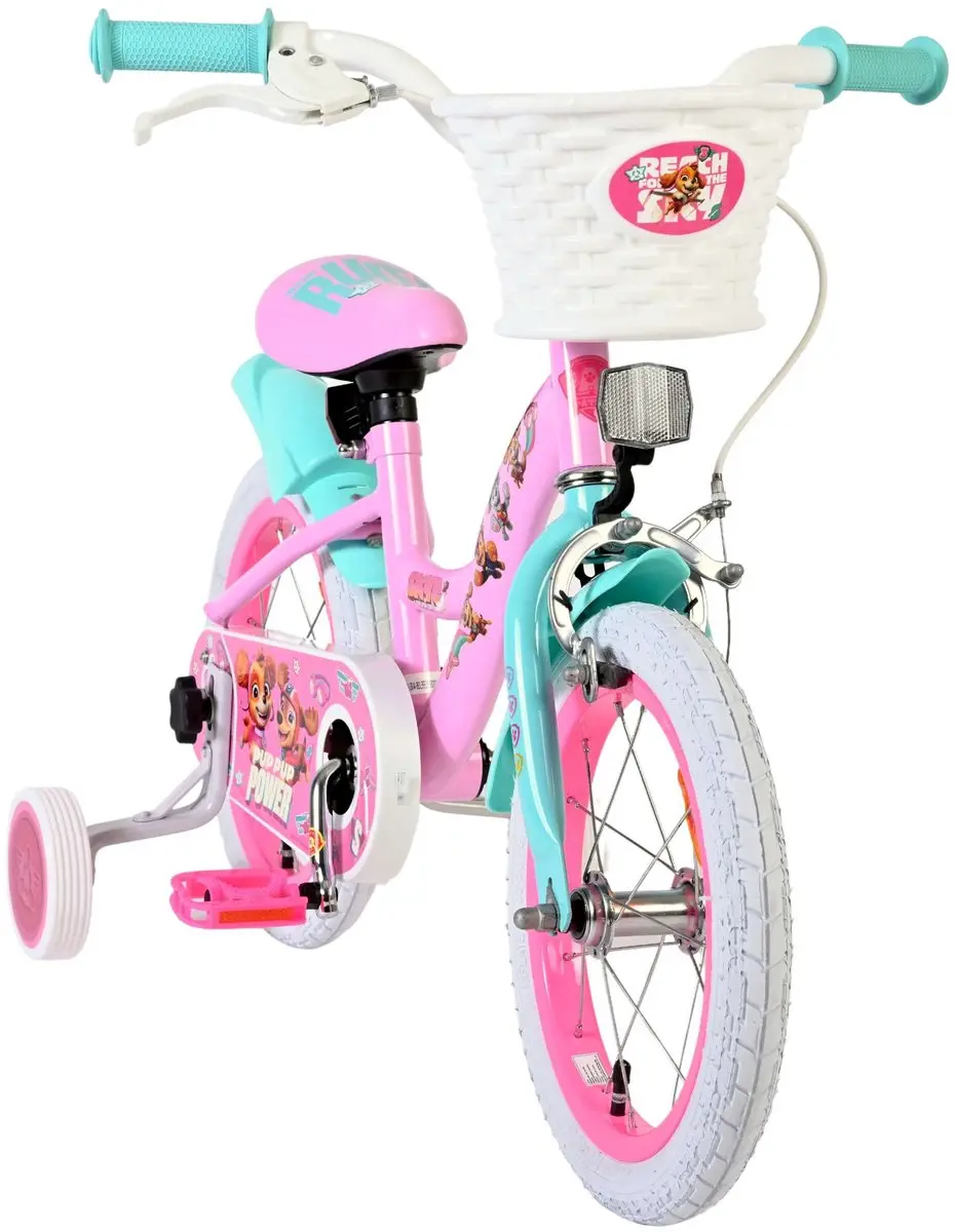 Volare Paw Patrol Kinderfiets 14 inch - Roze