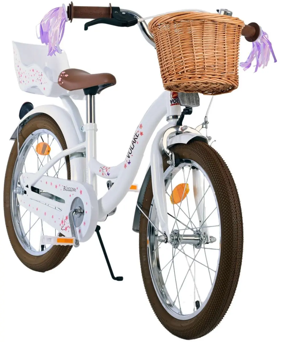 Volare Blossom Kinderfiets 18 inch - Roze - Terugtraprem - afbeelding 6 van 6