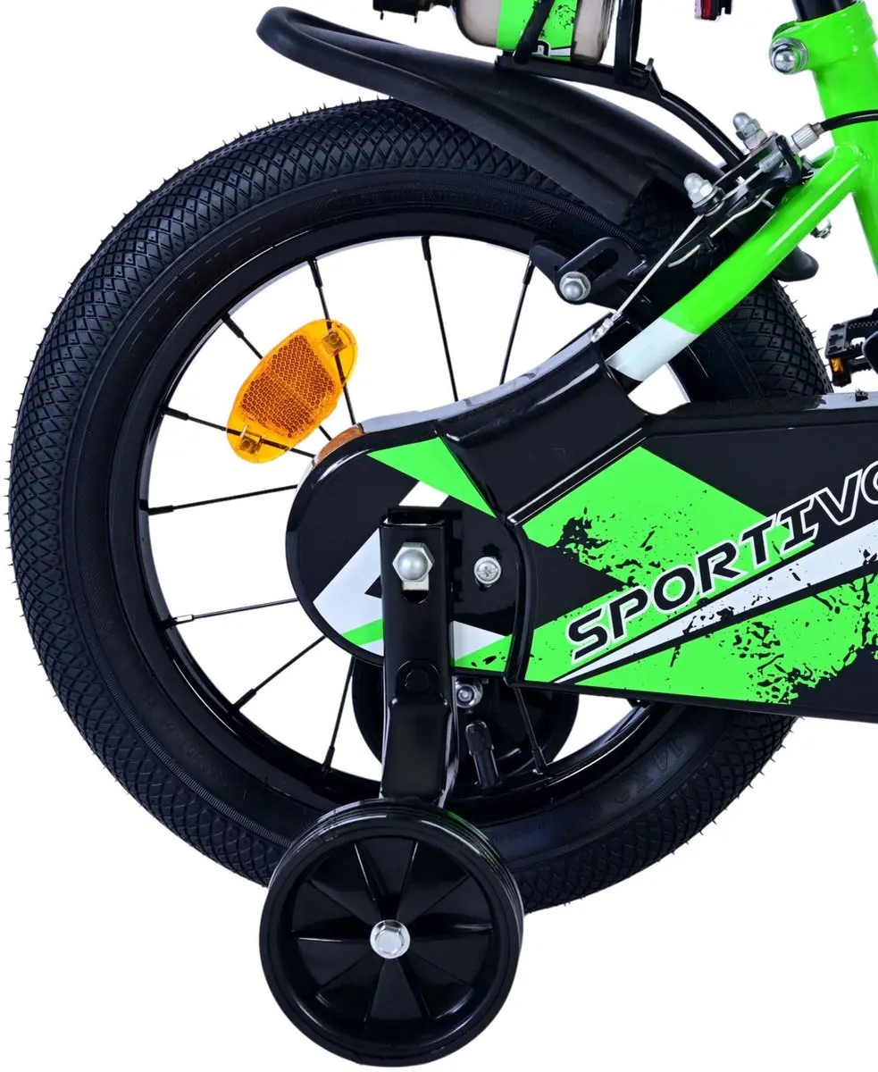 Volare Sportivo Kinderfiets 14 inch - Groen/Zwart
