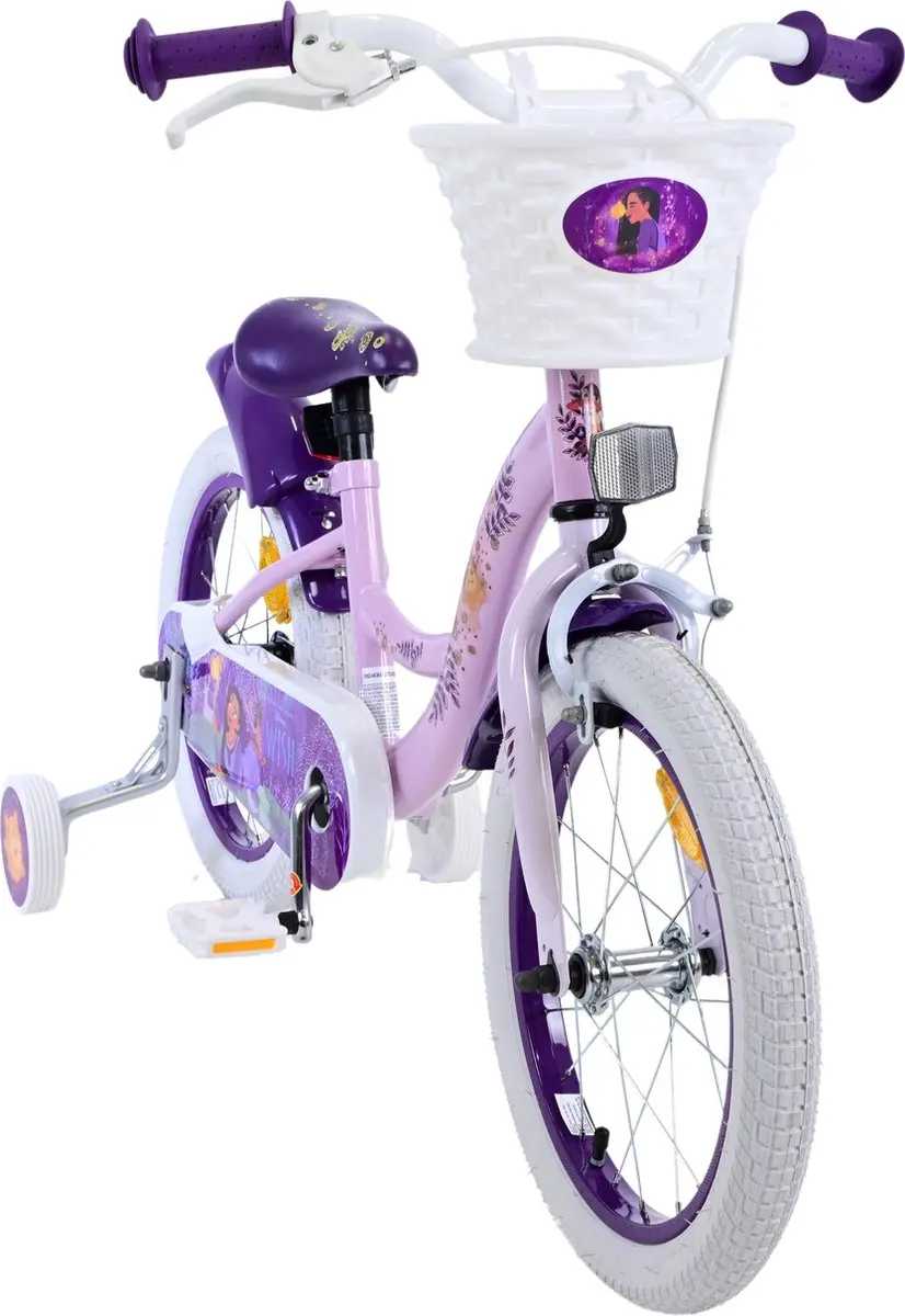 Volare Disney Wish Kinderfiets 16 inch - Paars