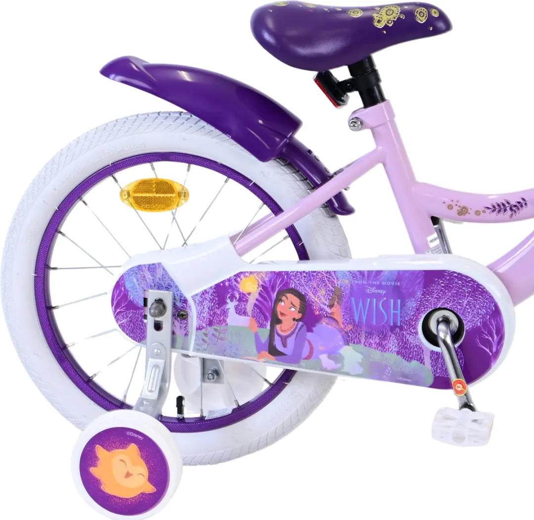 Volare Disney Wish Kinderfiets 16 inch - Paars