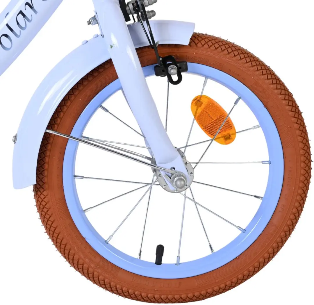 Volare Ashley Kinderfiets 14 inch - Lichtblauw - afbeelding 6 van 6