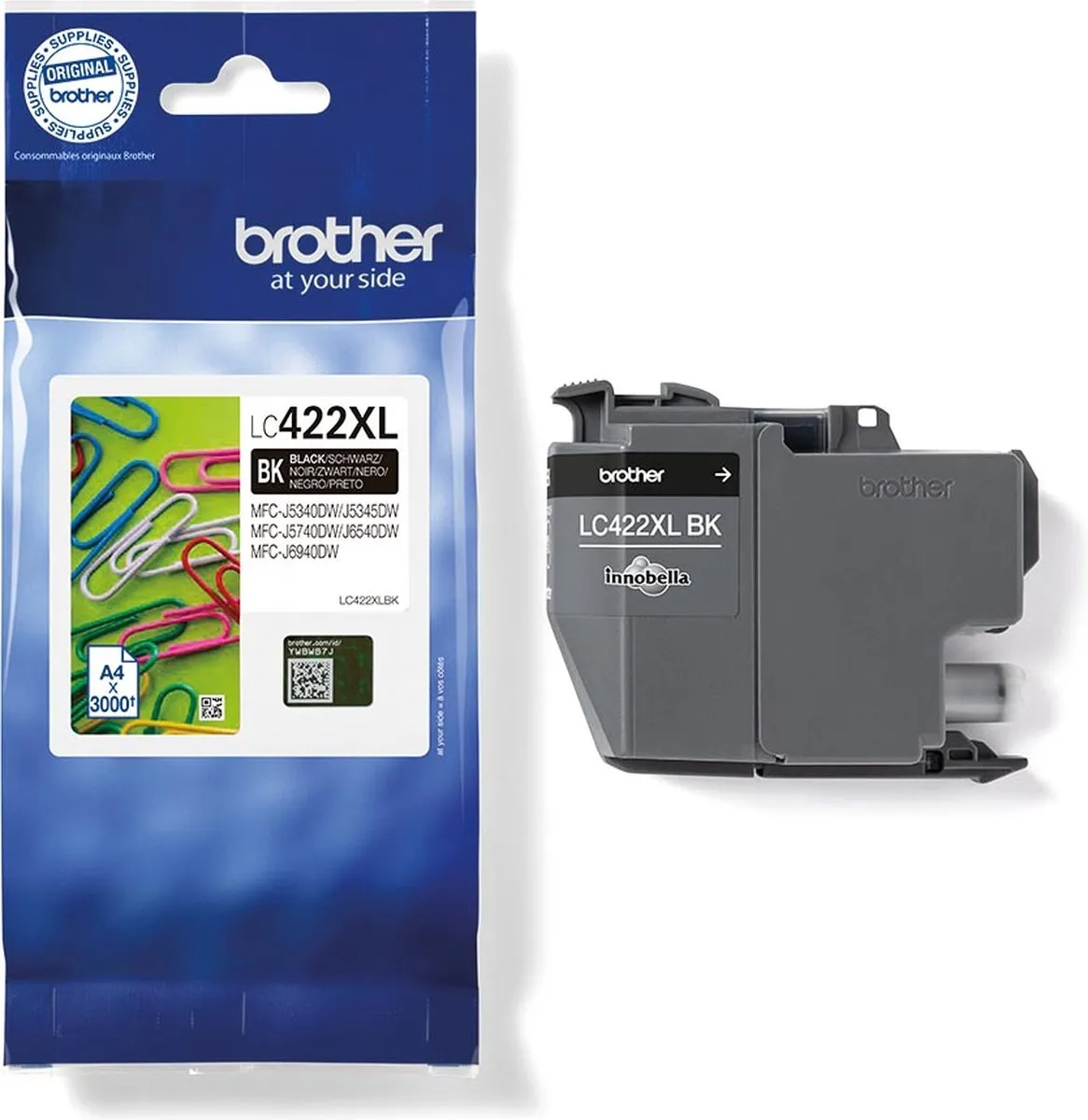 Brother LC-422XLBK Inktcartridge