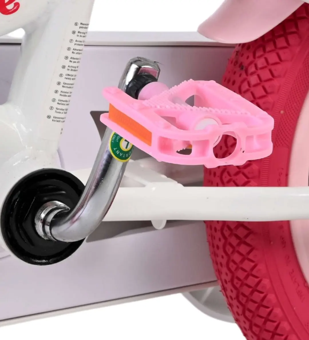 Volare Unicorn Kinderfiets 12 inch - Meisjes - Wit