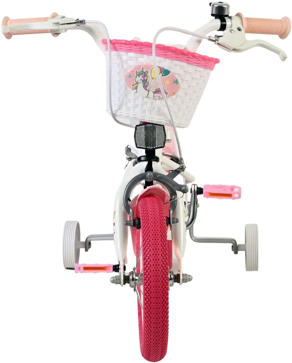 Volare Unicorn Kinderfiets 12 inch - Meisjes - Wit