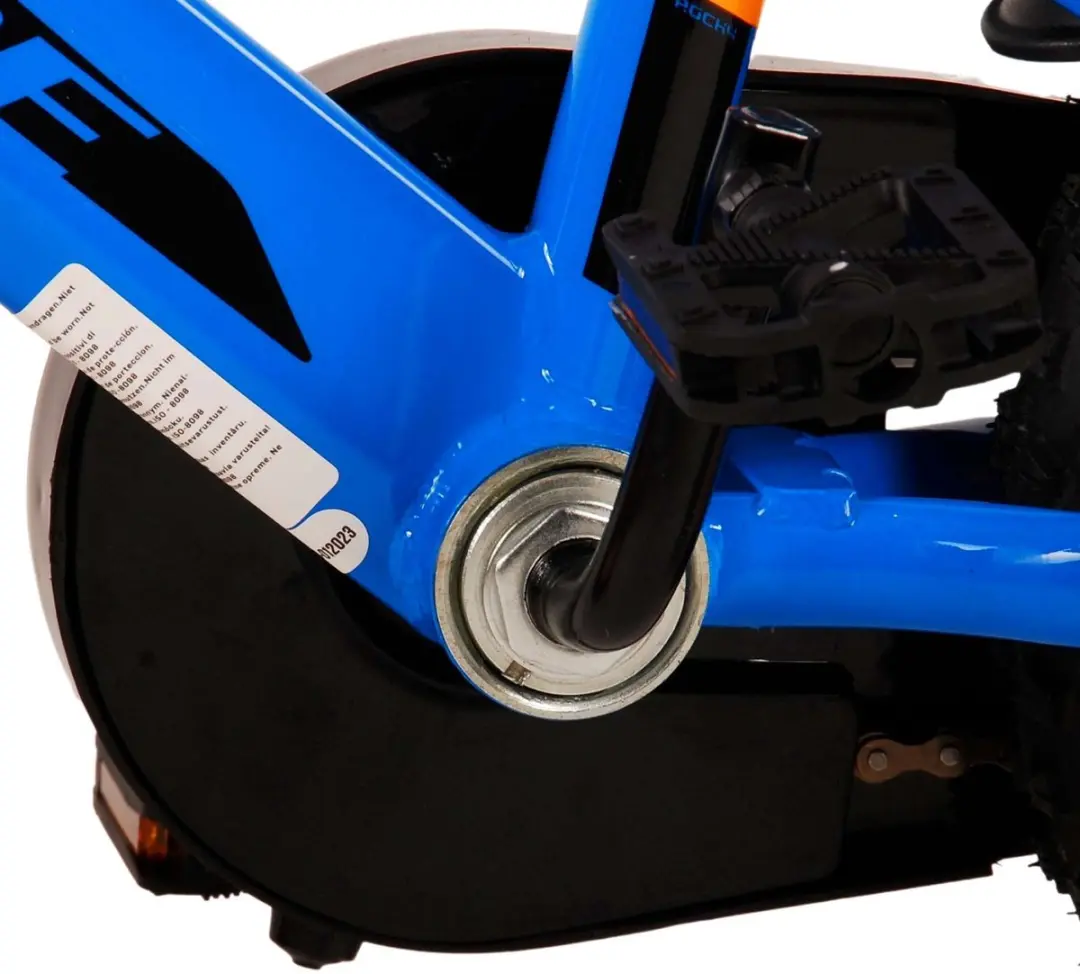 Volare Rocky Kinderfiets 12" - Blauw - Twee handremmen