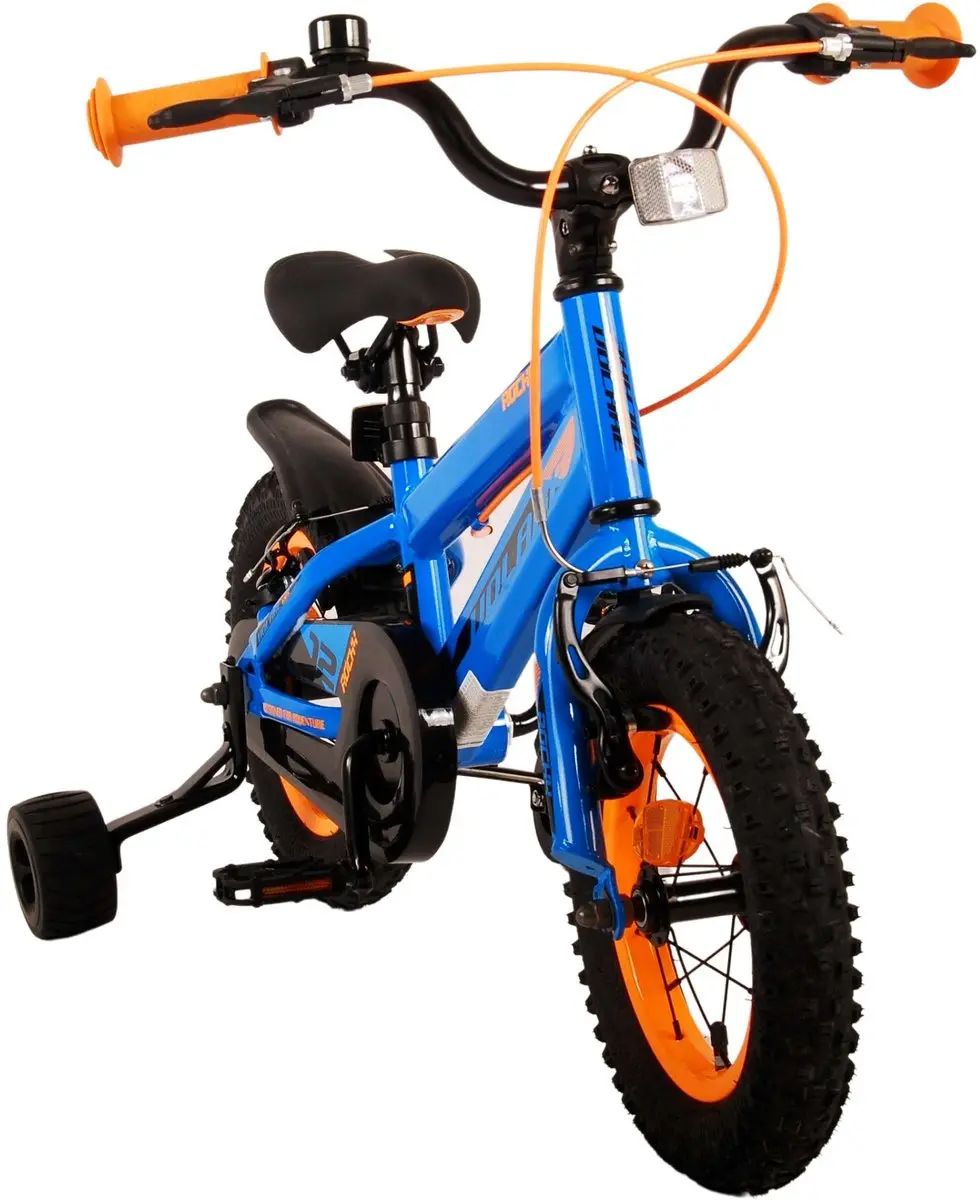 Volare Rocky Kinderfiets 12" - Blauw - Twee handremmen