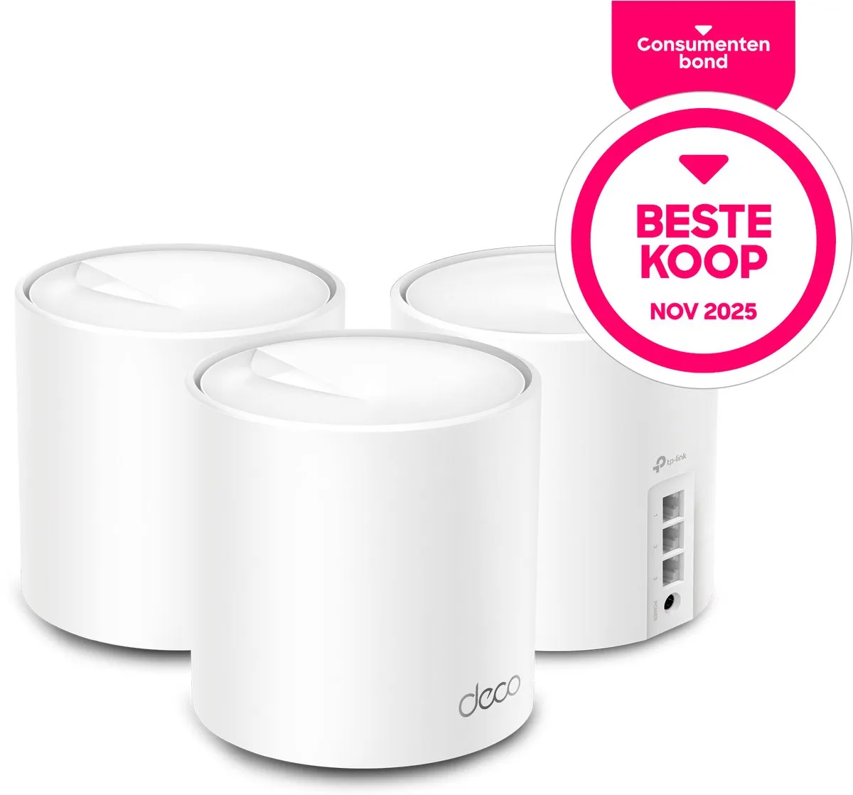 TP-Link Deco X50 Mesh WiFi 6 - 3-pack - Wit