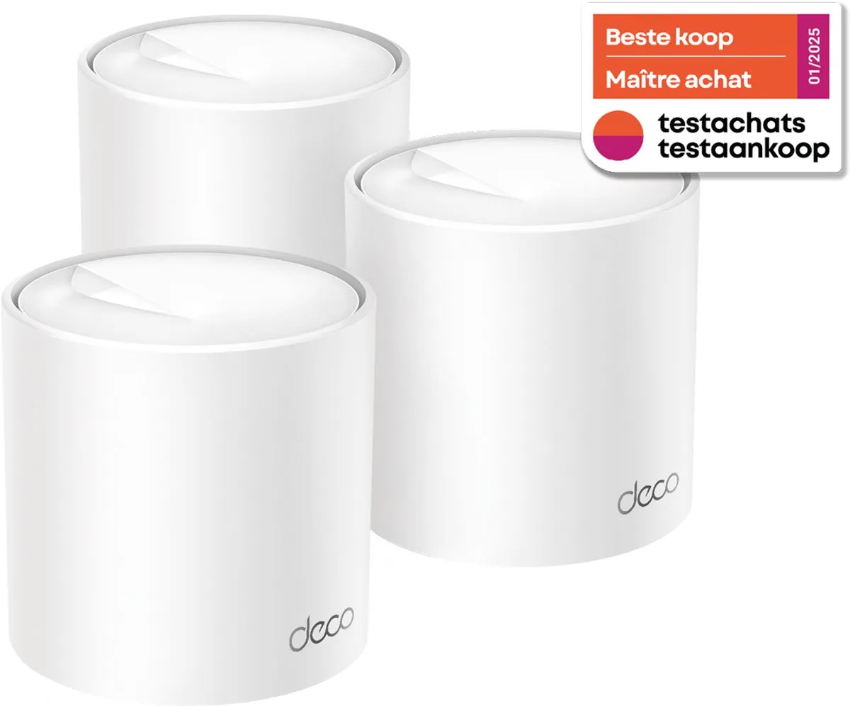 TP-Link Deco X50 Mesh WiFi 6 - 3-pack - Wit