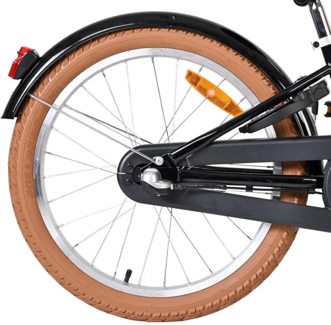 Volare Ashley Kinderfiets 20" - 3 Versnellingen - Zwart - afbeelding 6 van 6