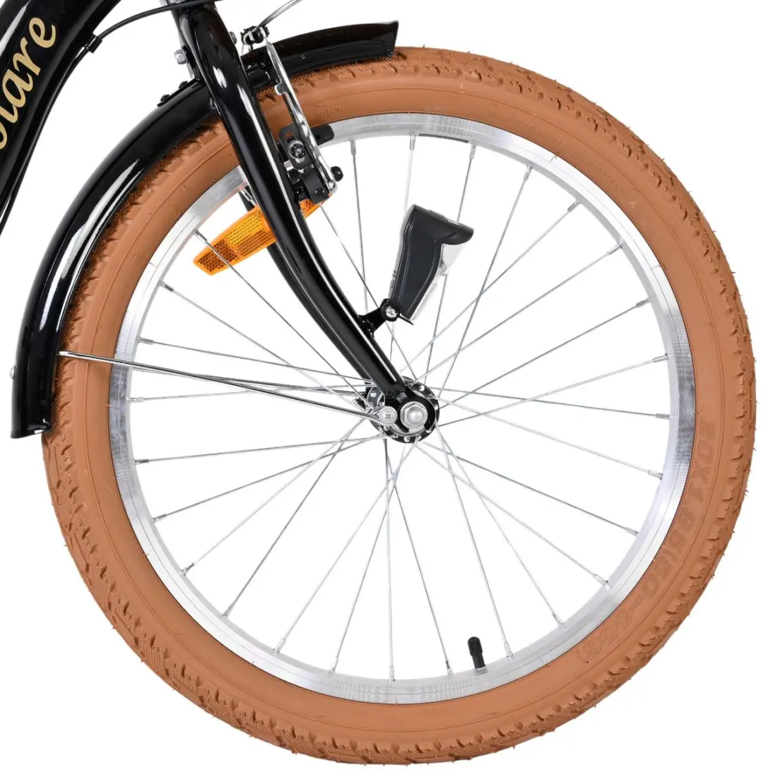 Volare Ashley Kinderfiets 20" - 3 Versnellingen - Zwart