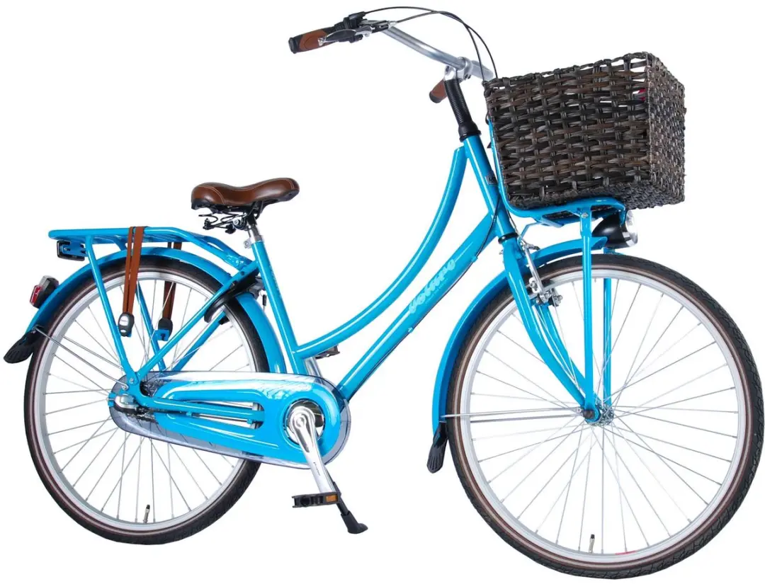Volare Gevlochten Fietsmand - Rieten - 31L - Bruin